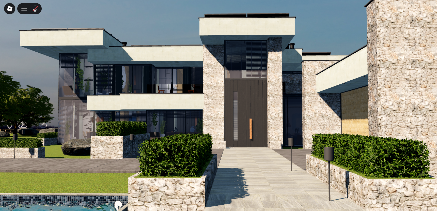 Modern Luxury Stone Mansion Villa Cover image