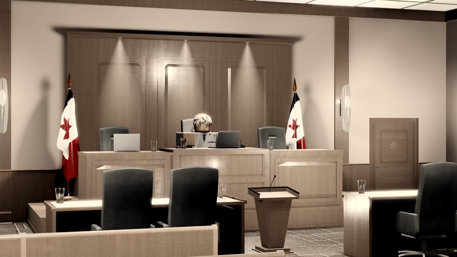 Generic Realistic Trial Courtroom Cover image