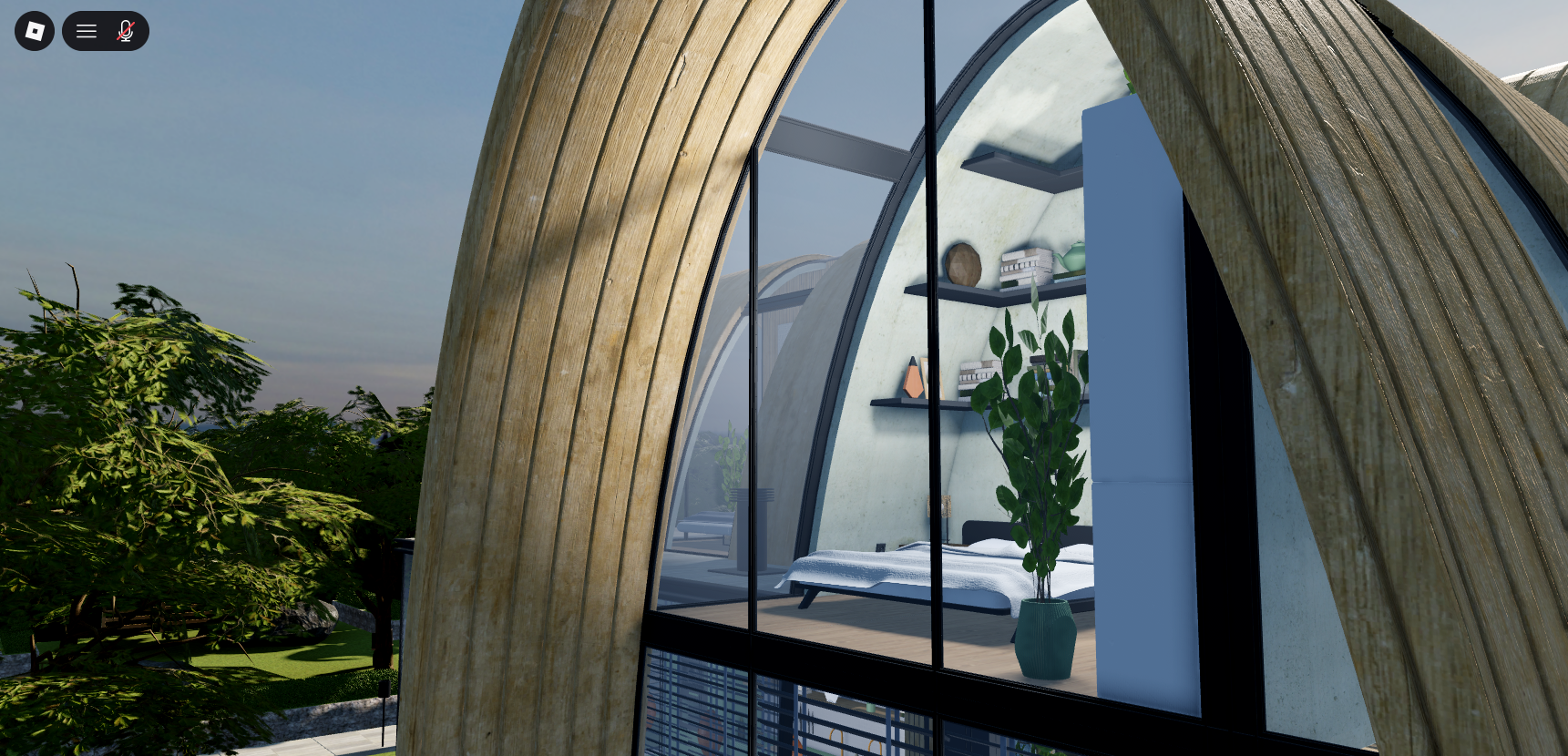 Luxury Modern Curved Mansion #15