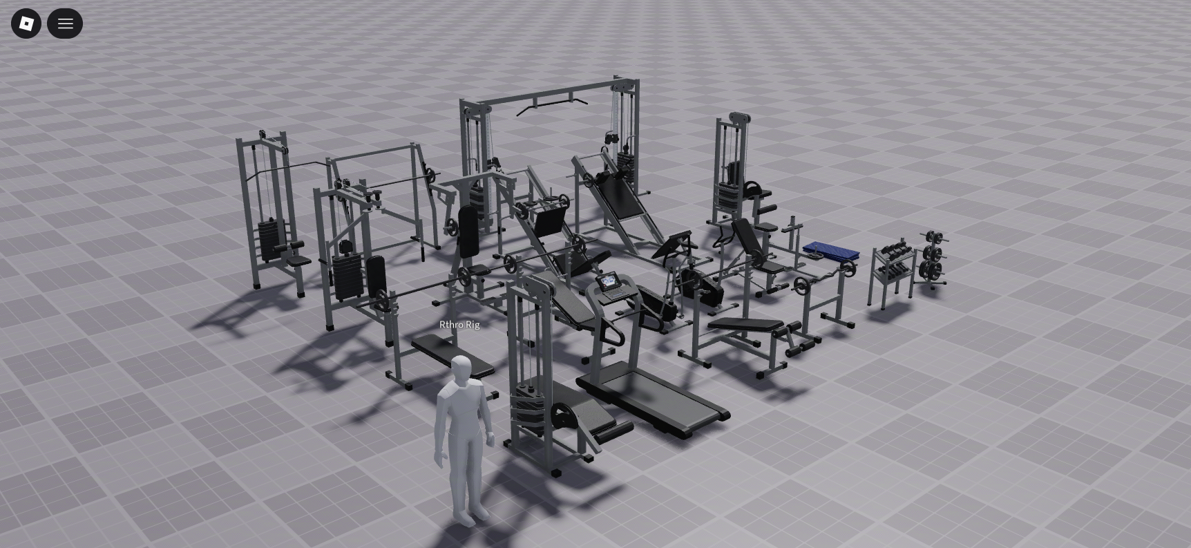 PBR Gym Equipment 3D Asset Pack #3
