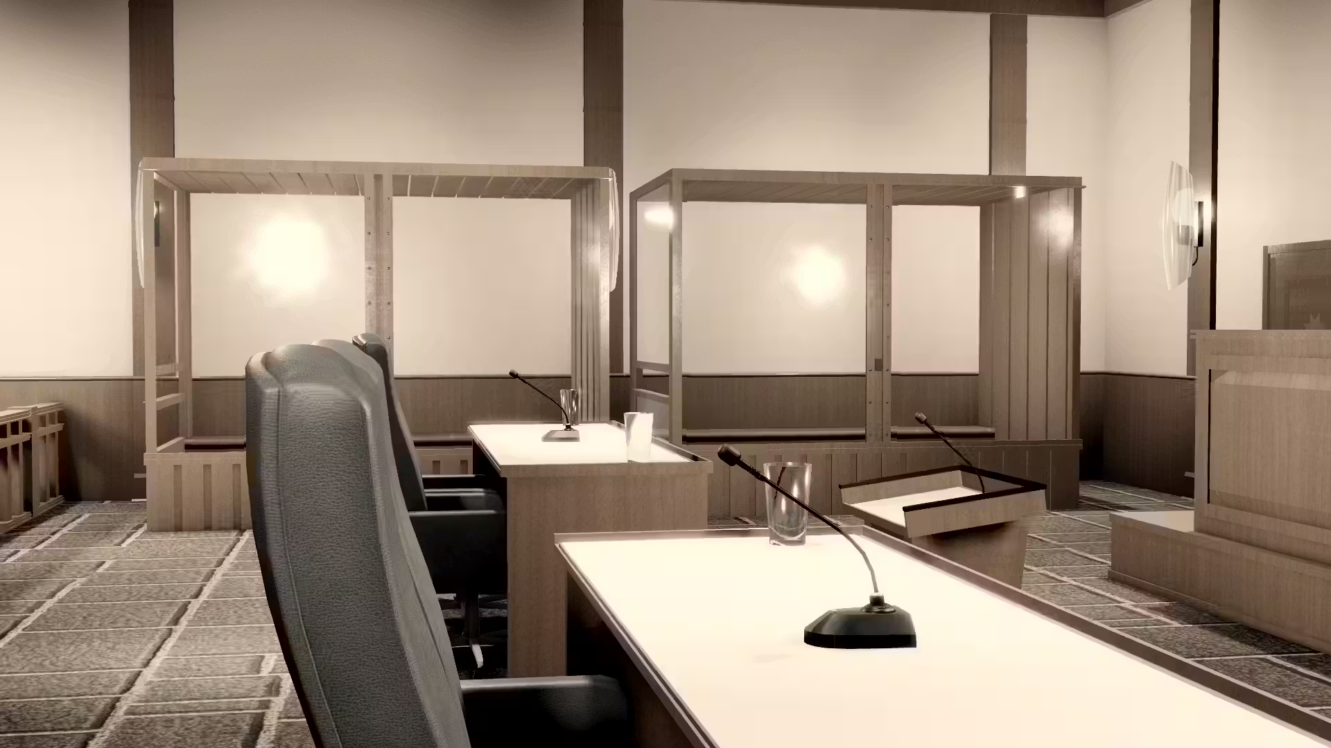 Generic Realistic Trial Courtroom #7