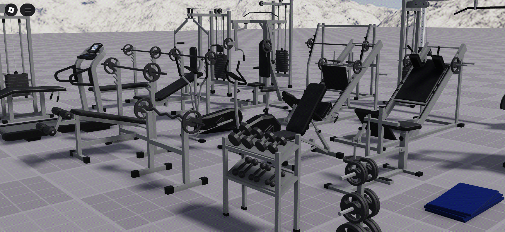 PBR Gym Equipment 3D Asset Pack #4