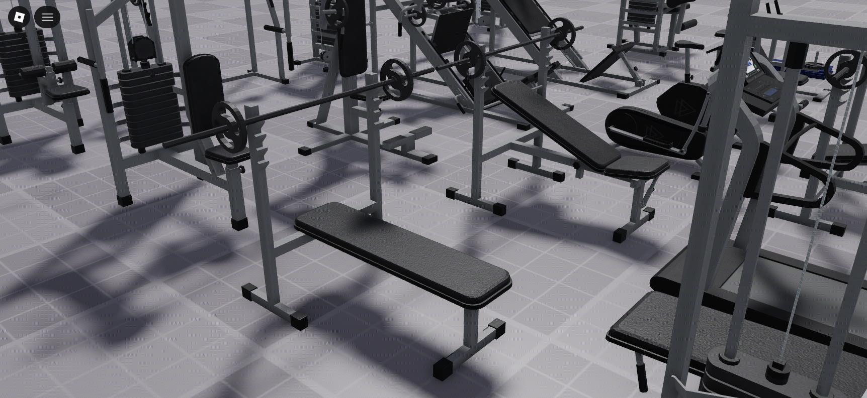 PBR Gym Equipment 3D Asset Pack #7