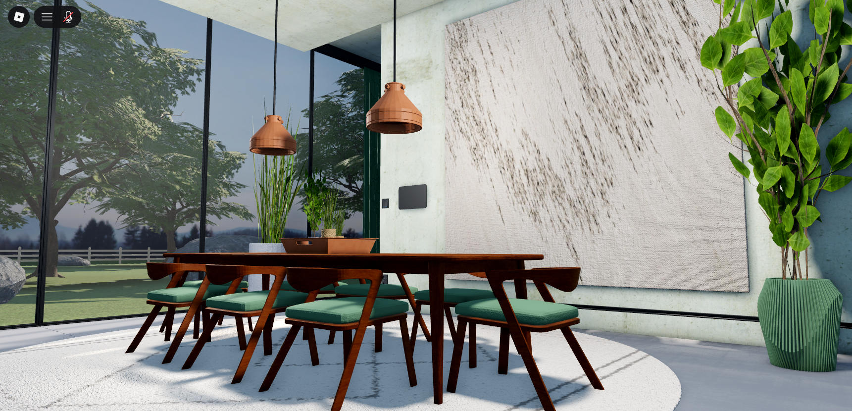 Luxury Modern Curved Mansion #8