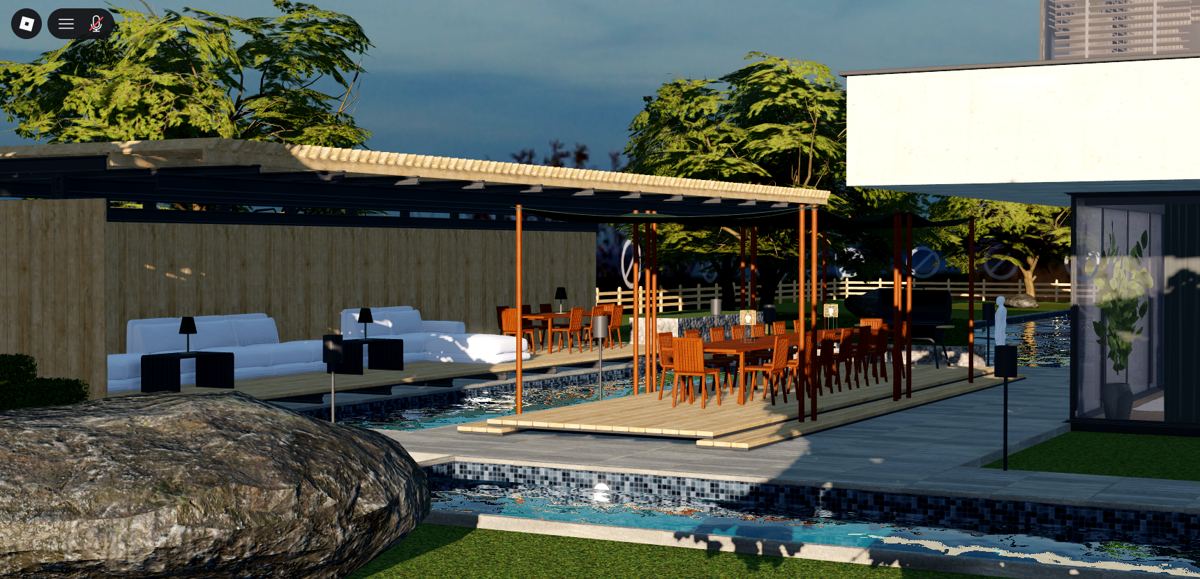 Modern Luxury Stone Mansion Villa #13