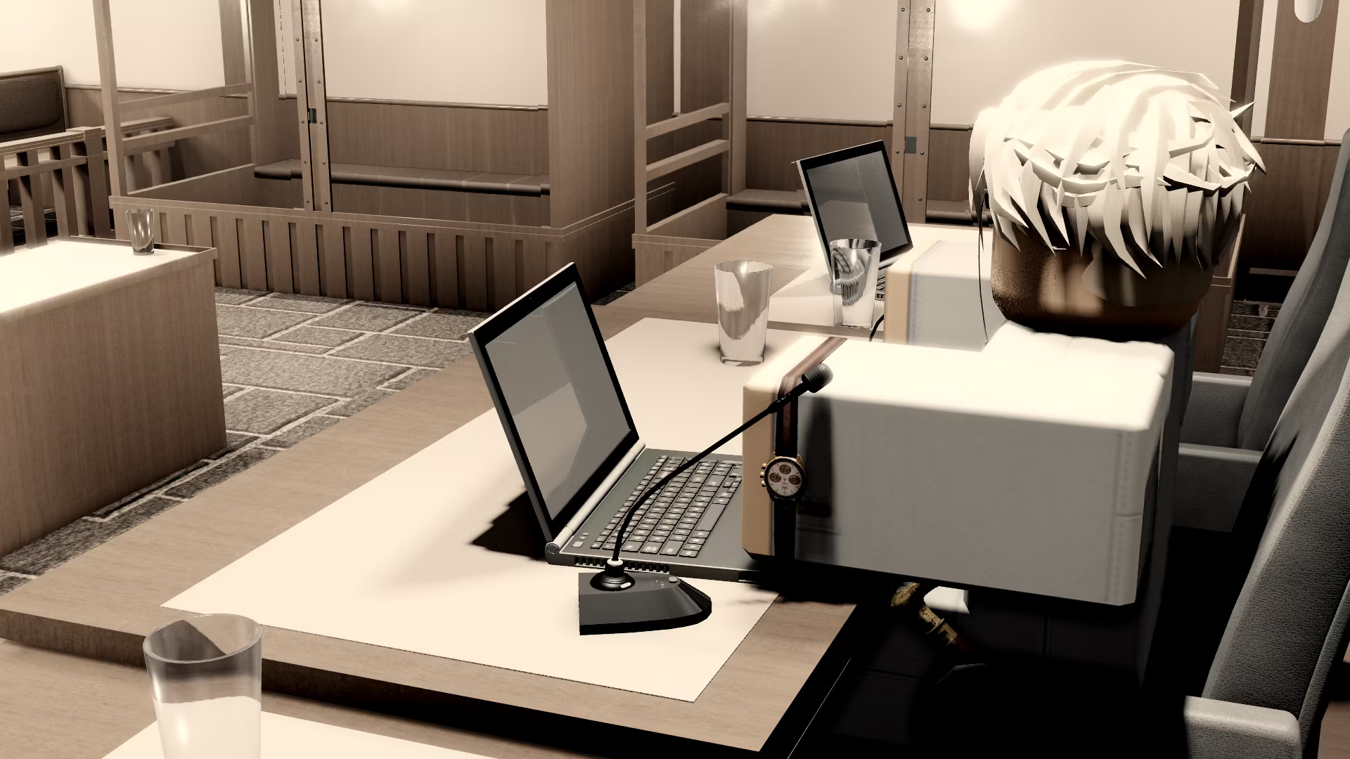 Generic Realistic Trial Courtroom #4