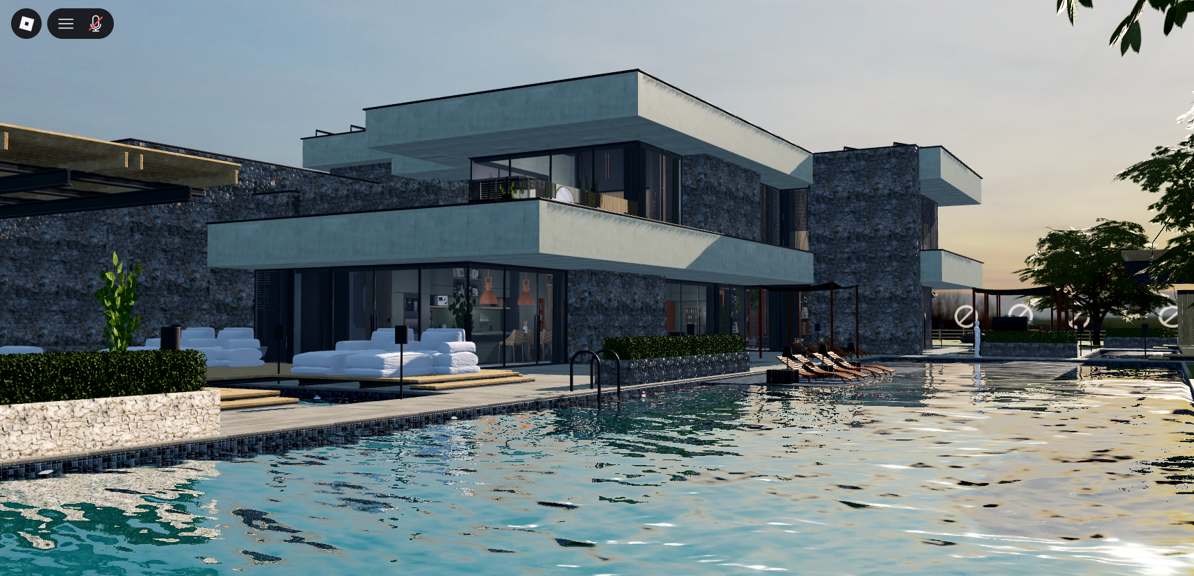 Modern Luxury Stone Mansion Villa #15