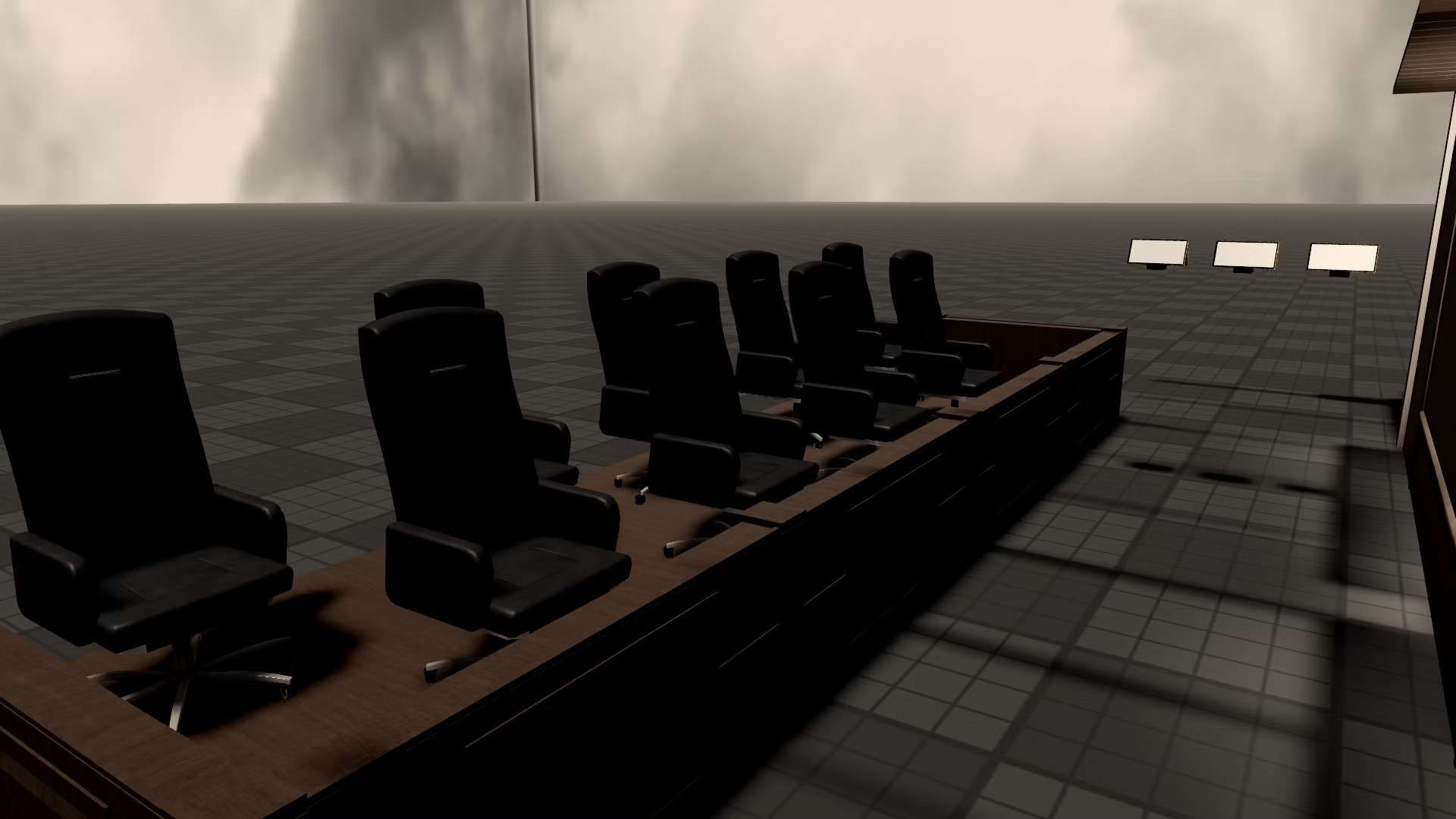 Generic Realistic Trial Courtroom #9