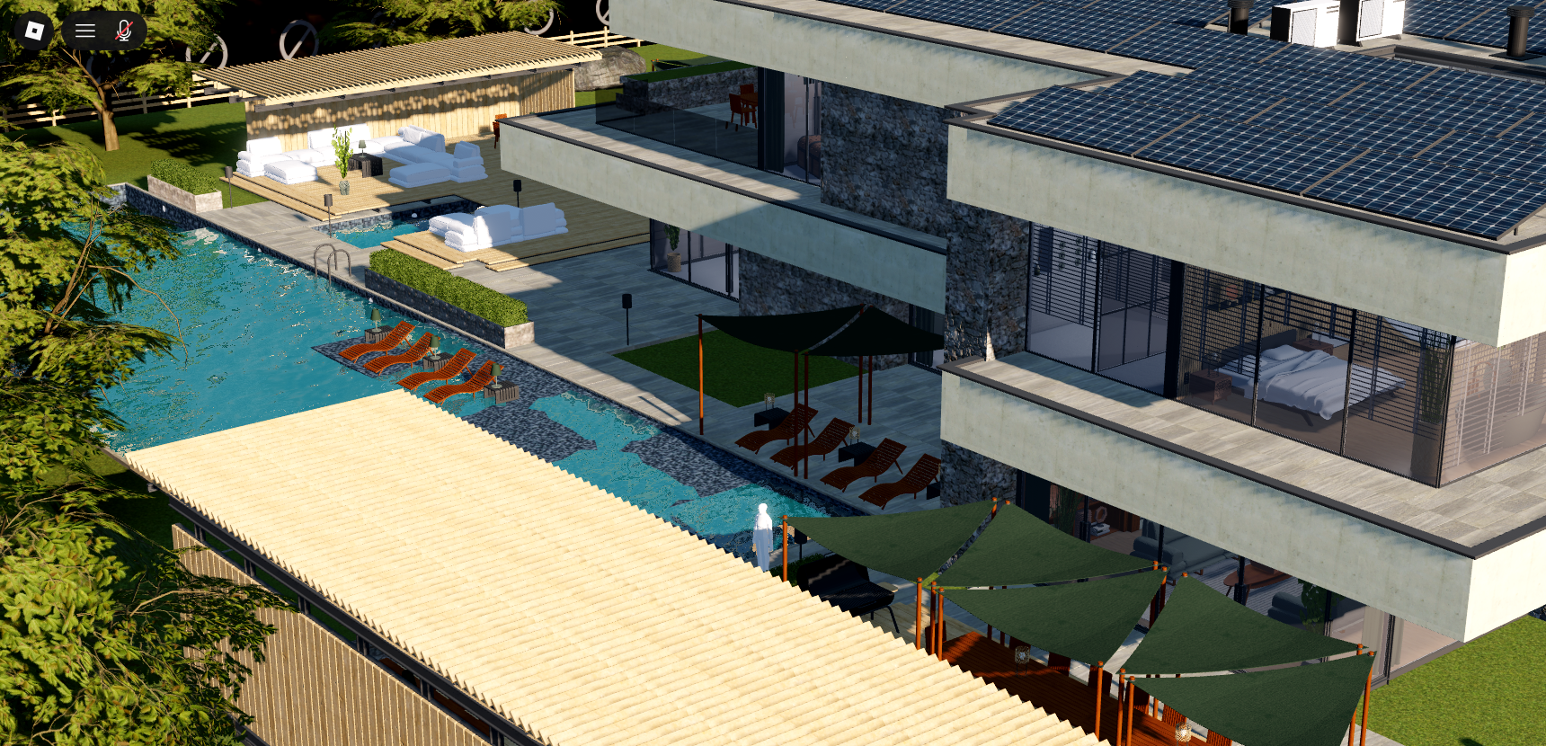 Modern Luxury Stone Mansion Villa #14